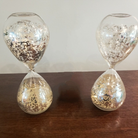No Brand Other - Mercury Glass Hourglasses